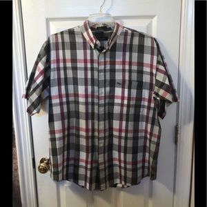 Christian Dior Plaid Mens Shirt Size L